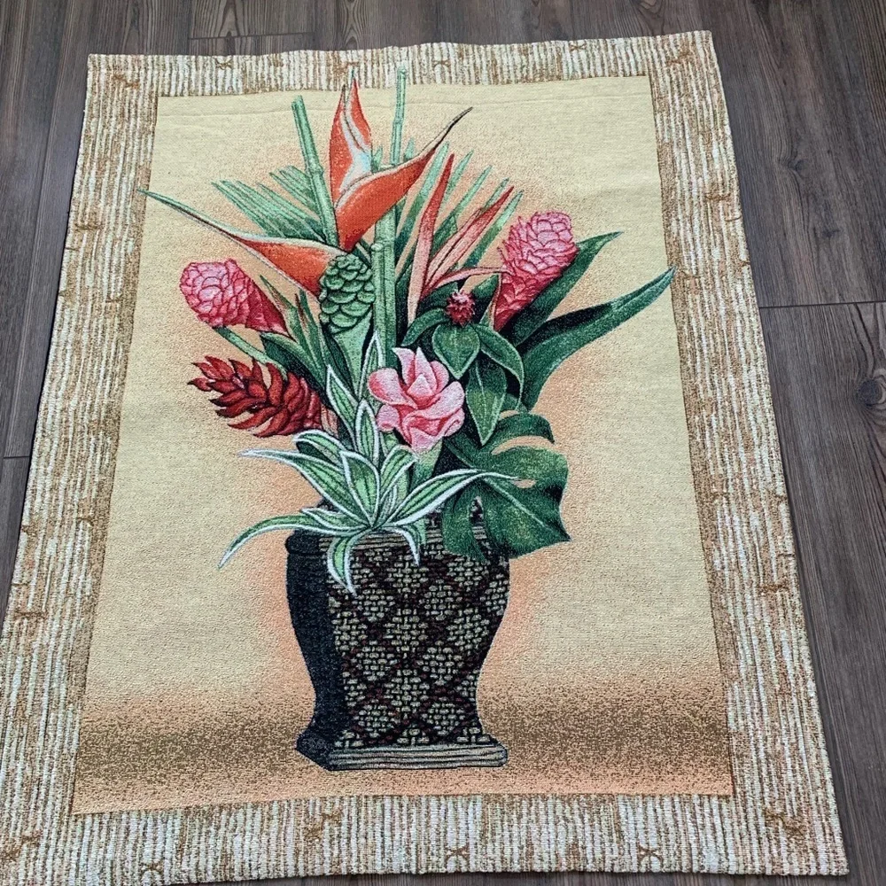 Tropical Garden fine Art Tapestry